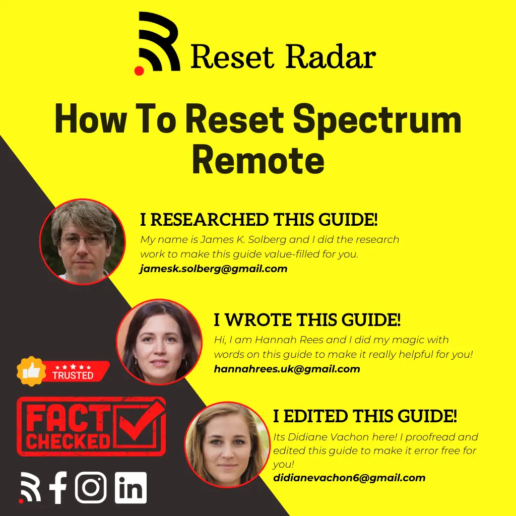 Reset Spectrum Remote